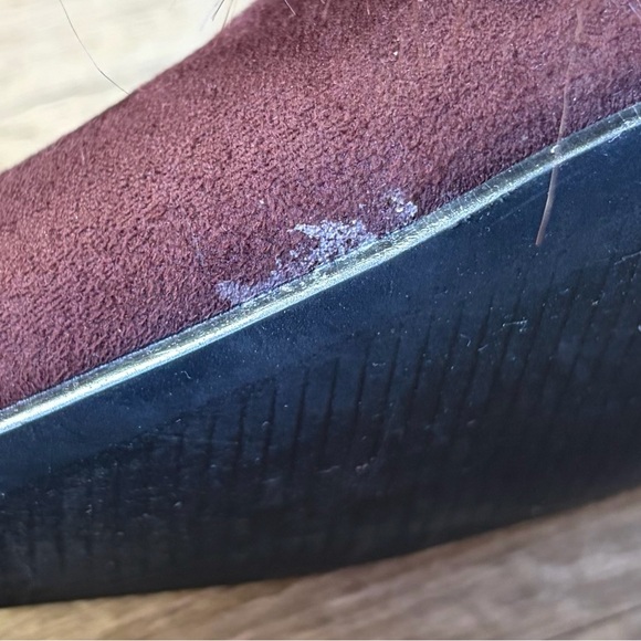 Fashion Nova Brown Faux Fur Pom Pom Heeled Boots - Picture 11 of 12